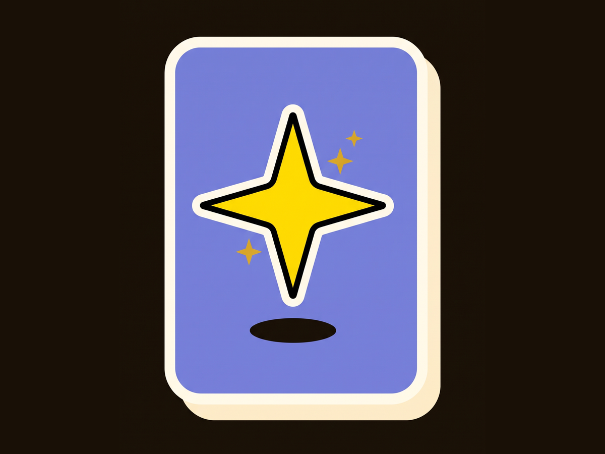Spark — a yellow spark on a periwinkle artifact card