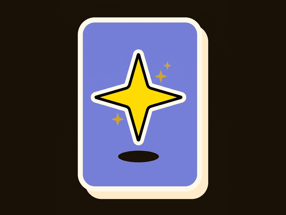 Spark — a yellow spark on a periwinkle artifact card